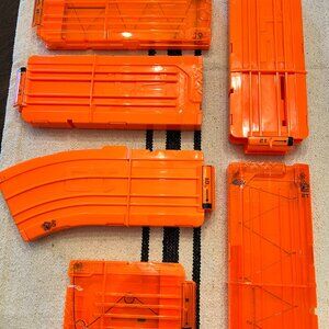 Nerf Dart Gun Magazine Lot of 6